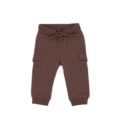 Babylook Bugs Broek Pocket - Maat 62 - Deep Taupe