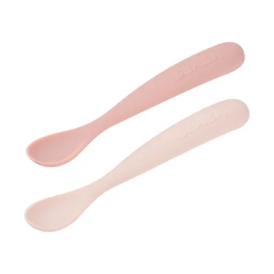 Béaba Set van 2 siliconenlepels 1ste leeftijd