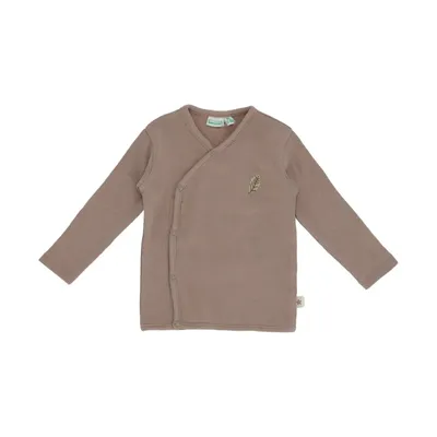 Babylook Mouse Overslag T-Shirt Rib - Moon Rock