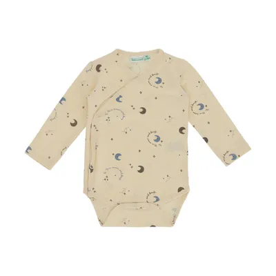 Babylook Night Romper Overslag - Buttercream