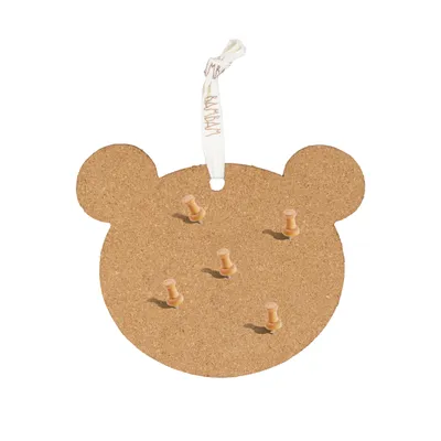 BamBam Cork Bear Pin Board Including 5 Pins