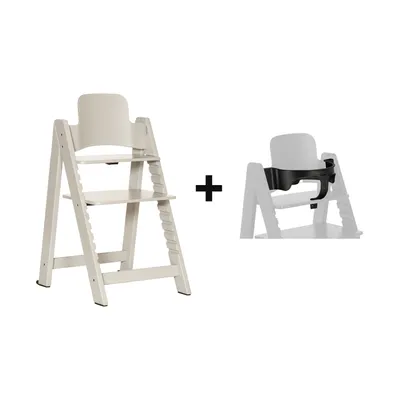 Kidsmill Up! Kinderstoel incl. Kunststof Babyset Zwart