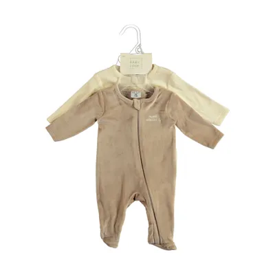 Babylook Velours Boxpak - 2-Pack - Maat 44/48 - Warm Taupe
