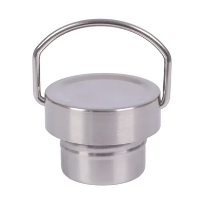 A Little Lovely Company Draaidop voor RVS Drinkfles - Zilver