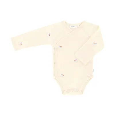 DAY Overslagromper Lange Mouw - Cream