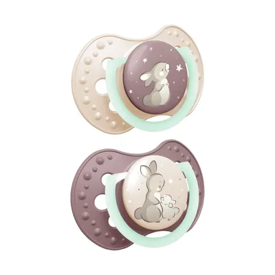 Difrax Fopspeen Dynamic Night & Day Girl 6-18mnd