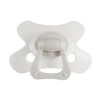Difrax Uni Fopspeen - Rond - 6+ Mnd - Grey Agate 