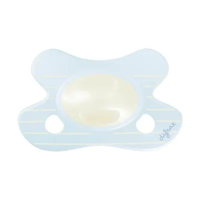 Difrax Natural Fopspeen - Newborn - Stripy Blue