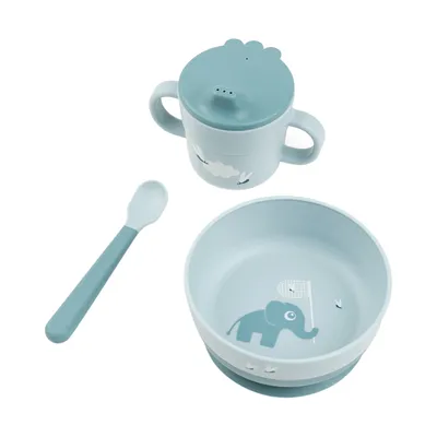Done By Deer Foodie First Meal Set - Elphee - 3-Delig - Blue