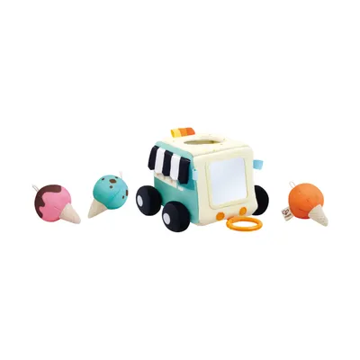 Hape Activiteitenspeelgoed - Sensory Scoop Ice Cream Truck