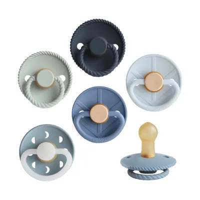 FRIGG Fopspenen - Endless Sea - 6-Pack - Latex - 0-6 Mnd