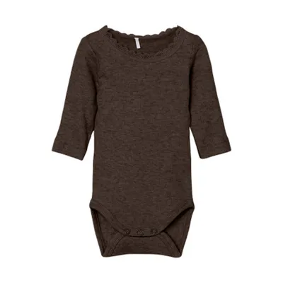 Name It Lace Romper - Kab NOOS - Delicioso Melange