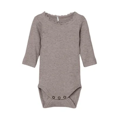 Name It Lace Romper - Kab NOOS - Satellite Melange