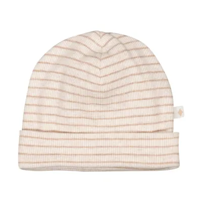 Feetje The Magic is in You Rib Muts - Streep - Taupe Melange