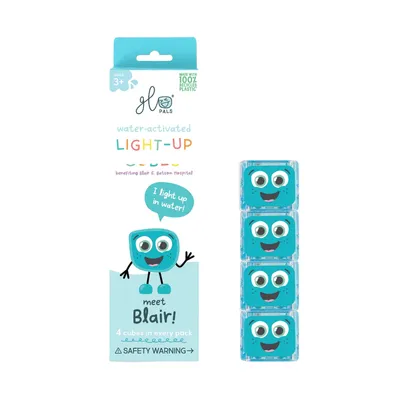 Glo Pals Light Up Cubes - 4 Stuks