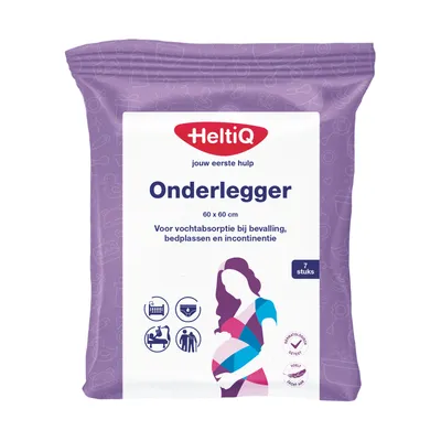 HeltiQ Onderlegger – 60 x 60 cm – 7 stuks