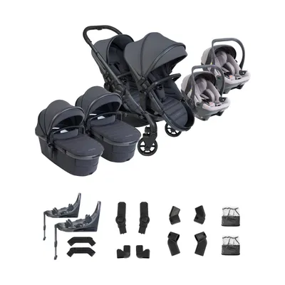 iCandy Peach 8 Twin Kinderwagen 3-in-1 - Complete Travel Bundel