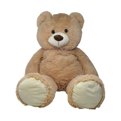 JollyPlush Knuffelbeer - 100 cm - Lichtbruin