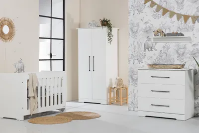 Interbaby Ledikant 60 x 120 - Commode 3 laden Jewel