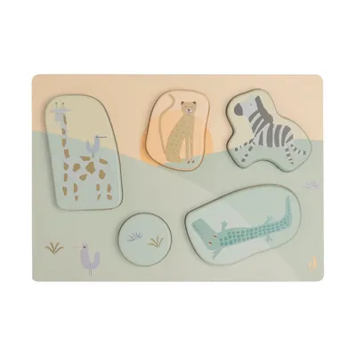 Jollein Jungle Jambo Puzzel - Hout