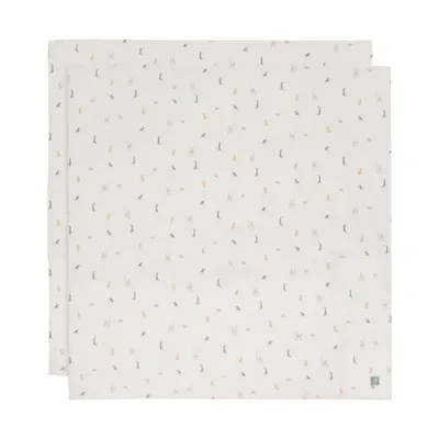 Jollein Jungle Jambo Large Multidoek - 2 Pack - 115 x 115 cm - Hydrofiel