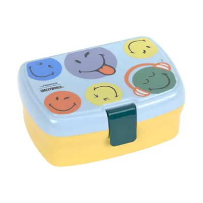 Lässig SmileyWorld Lunchbox - Blue
