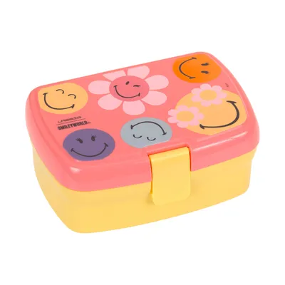 Lässig SmileyWorld Lunchbox - Dusty Rose
