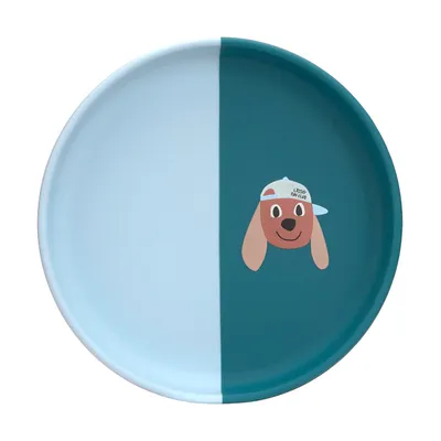 Lässig Tiny Team Dog Bord - Siliconen - Blauw