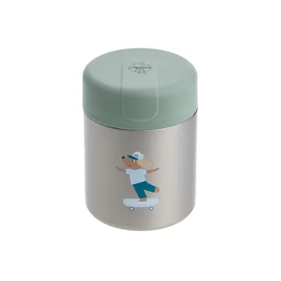 Lässig Tiny Team Dog Food Jar - Groen