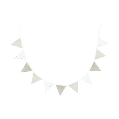 Kidslabel Vlaggenlijn Beige