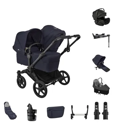 Bugaboo Donkey 6 Double Kinderwagen - Ultieme Newborn Bundel