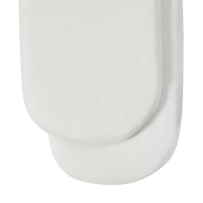 The Little Green Sheep Hoeslaken Moses Mandje - 2 Stuks - White Plain