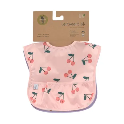 Lässig Lichte Slabbetjes Happy Fruits Cherry – 2 stuks