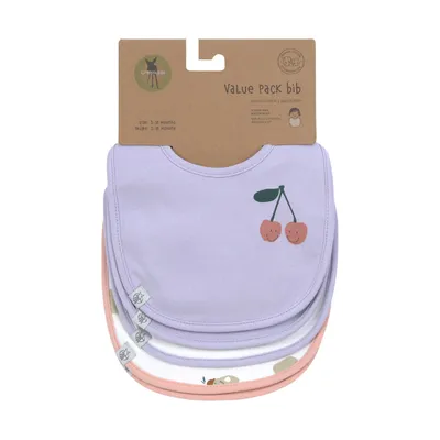 Lässig Slabbetje Happy Fruits Cherry – 5 stuks