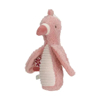 Little Dutch Safari Friends Knijpspeeltje Met Rammel Flamingo