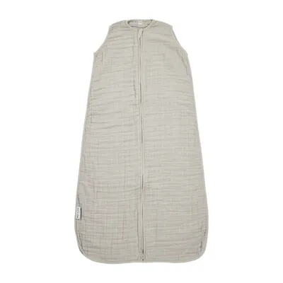 Meyco Baby Uni baby slaapzak Pre-Washed hydrofiel Greige 70 cm