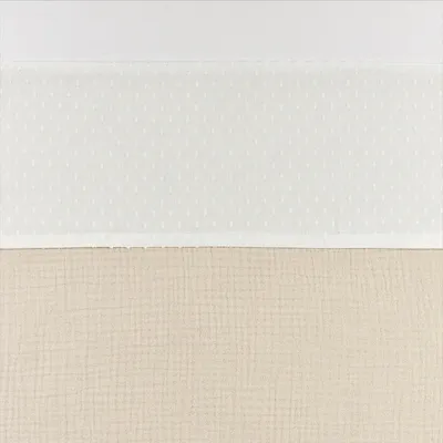 Meyco Ledikantlaken Plume Offwhite 100 x 150 cm