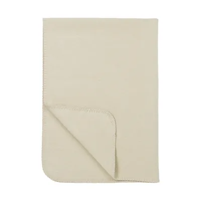 Meyco Baby Wiegdeken Geweven Uni Sand 75 x 100 cm