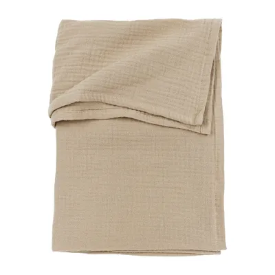Meyco Baby Wieglaken - 75 x 100 cm - Pre-washed Hydrofiel - Sand