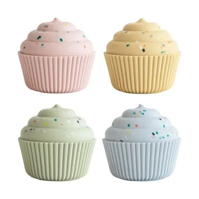 Mushie Cupcake Silicone Mix & Match Speelgoed