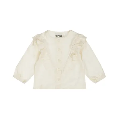Dirkje Blouse met Lange Mouwen – Maat 74 – Off‑white
