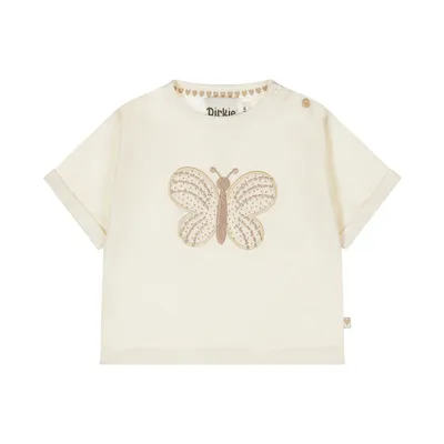 Dirkje T-shirt Loose Fit - Maat 74 - Off-white