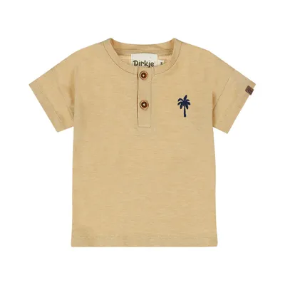 Dirkje T‑shirt - Maat 74 - Camel