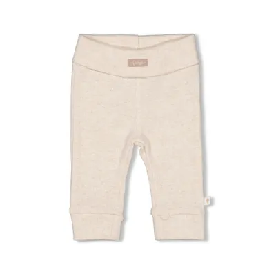 Feetje The Magic is in You Rib Broek - Off White Melange