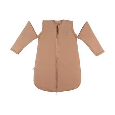 Noukie's B&M Slaapzak – Afritsbare mouwen – Jersey – Caramel
