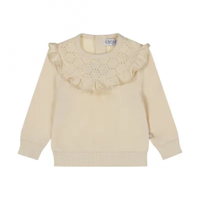 Dirkje Sweater Embroidery - Offwhite