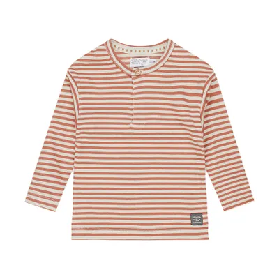 Dirkje Stripes T-shirt - Pebble