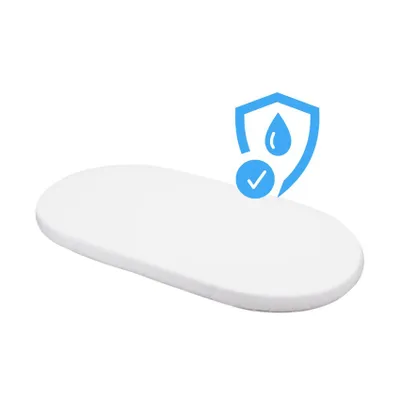 Waterdicht Hoeslaken Large 7in1 Oval Crib Wit