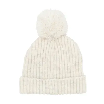 Puck Knit Pompom Muts