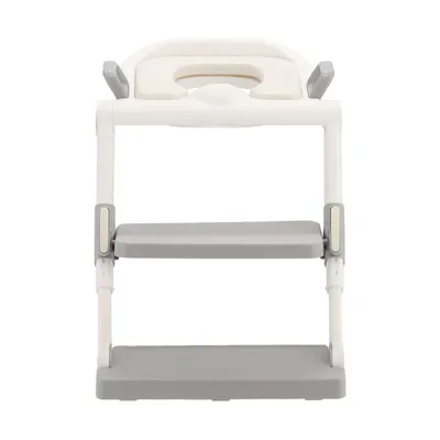 Puck Toilet Trainer Opvouwbaar - Wit/Grijs